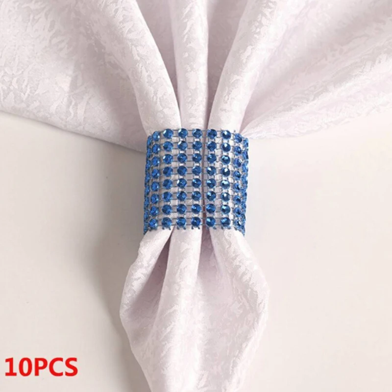 10 шт. кольца для салфеток никелевые или розовые Позолоченные Свадебные банкетные