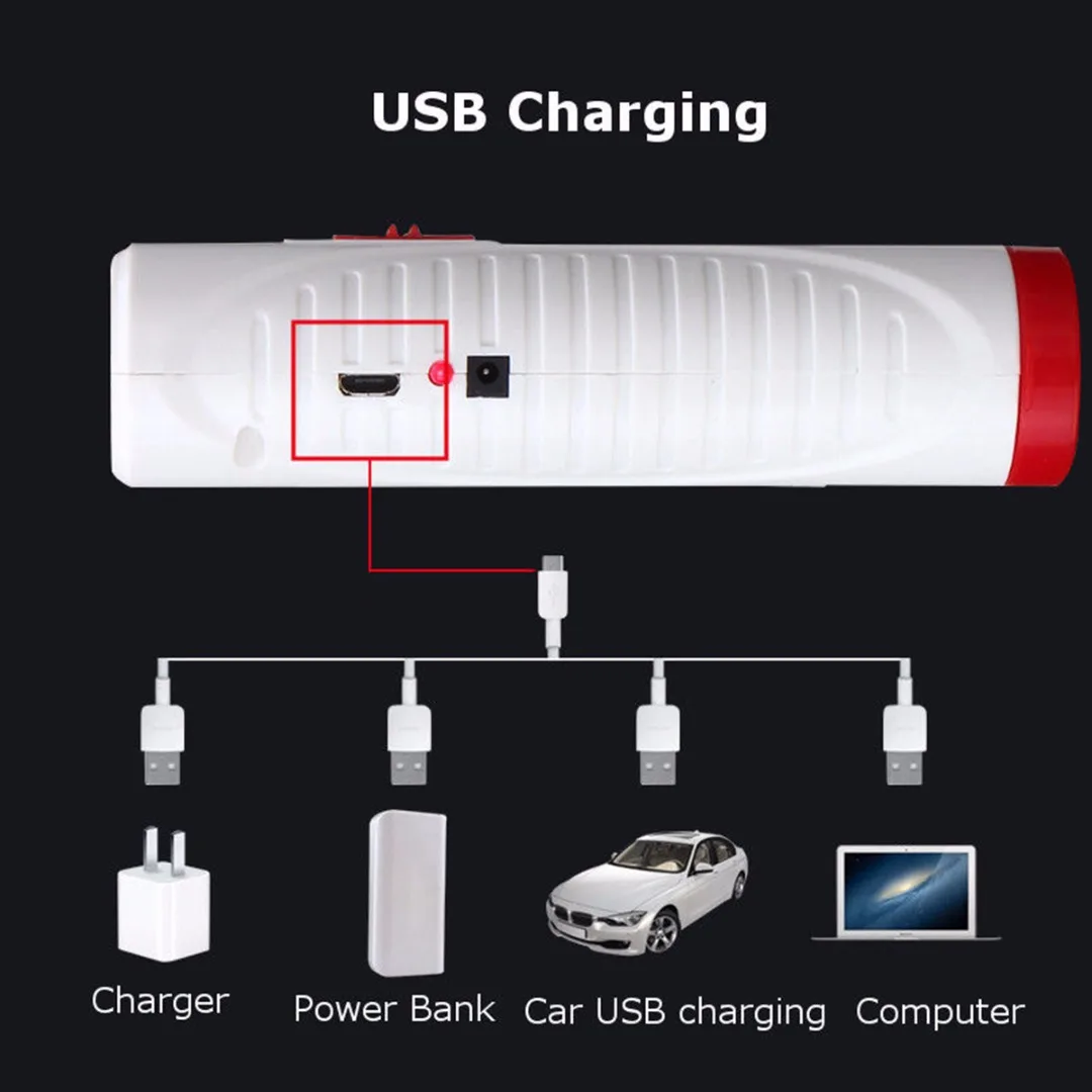 Новейший мини Солнечный светодиодный фонарик USB Перезаряжаемый туристический