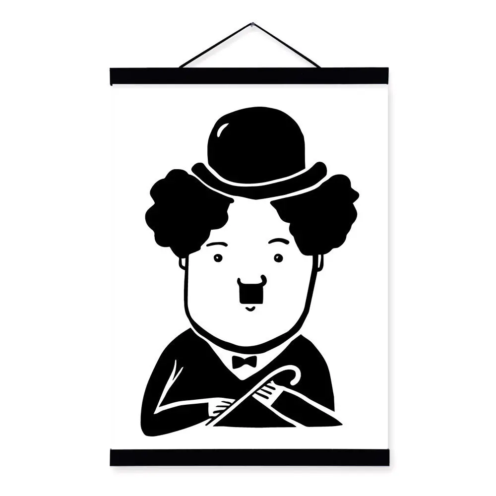 Современный минималистский Chaplin художественные печатные плакаты настенные