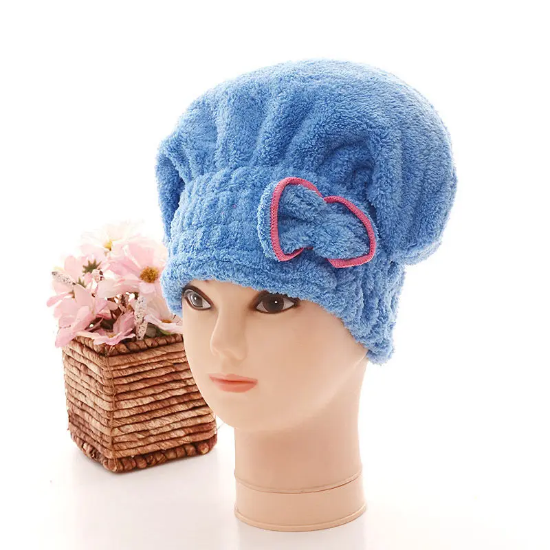 Быстросохнущие быстрые волосы тюрбан для сушки полотенце из микрофибры волос