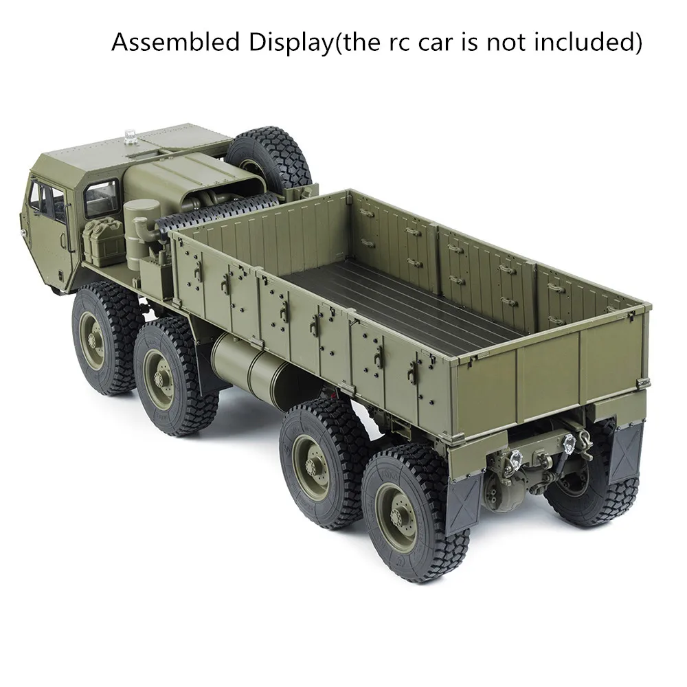 HG P801 1/12 2 4G 8X8 Rc автозапчасти армейский зеленый контейнер из сплава 8ASS P0010