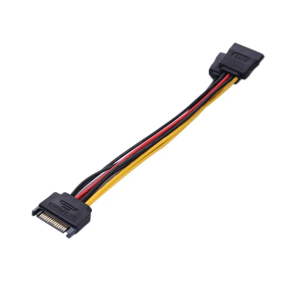 Новый компьютерный кабель SATA 15Pin питание папа мама y разветвитель адаптер кабель|