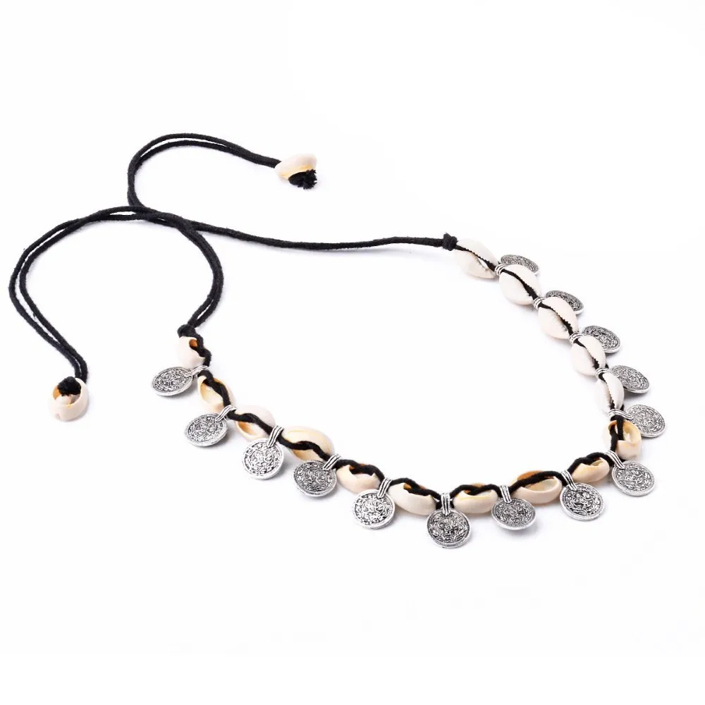 Женские ожерелья Чокеры JOUVAL в винтажном стиле бохо с цепочкой виде веревки