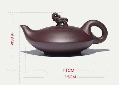 

Genuine China Handmade Yixing ZiSha ZI NI Teapot Elephant Lid 225 Cc