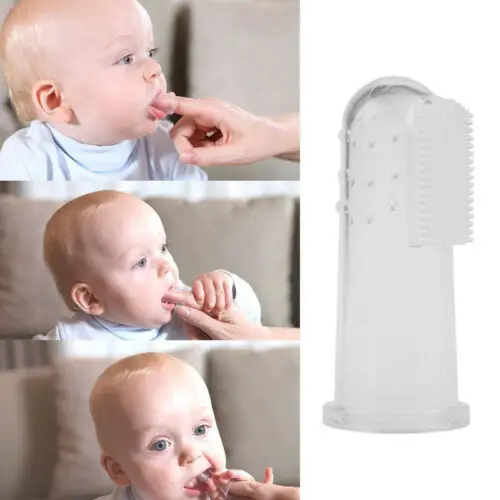 Emmababy Fashion 2019 Мягкая зубная щетка для пальцев Детские зубные щетки полости рта