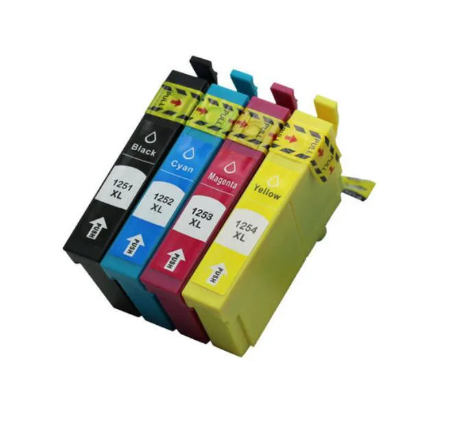 Vilaxh 4 шт. T1251 T1254 фото для Epson Stylus NX125 NX127 NX130 NX230 NX420 NX530 анализатор 320 330|Чернильные