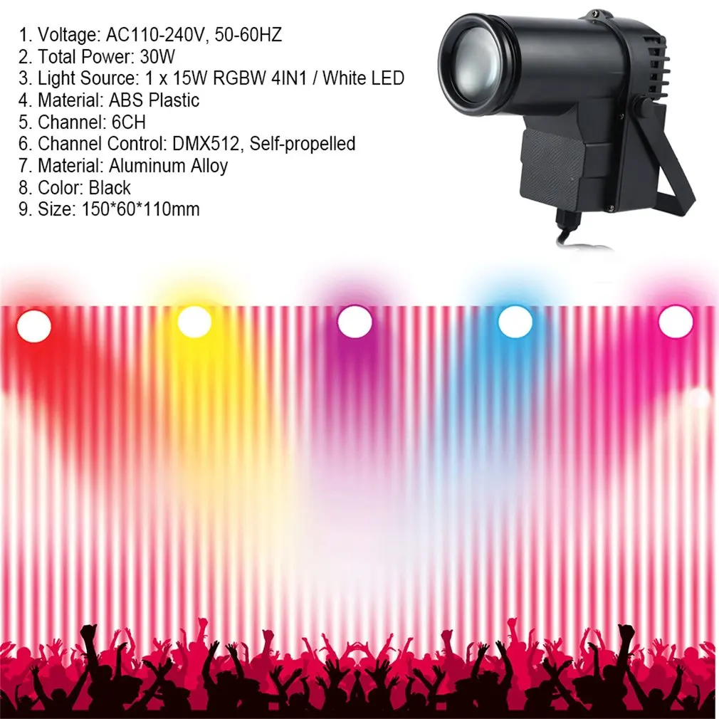 30 Вт/RGBW/LED-DMX512 свет этапа строка Тип Spotlight вечерние открытый | Лампы и освещение