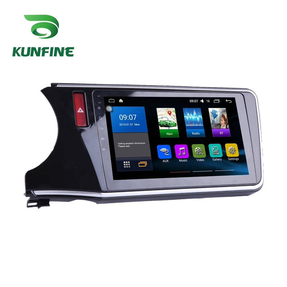 Восьмиядерный 1024*600 Android 8 1 автомобильный DVD GPS навигационный плеер Deckless стерео для