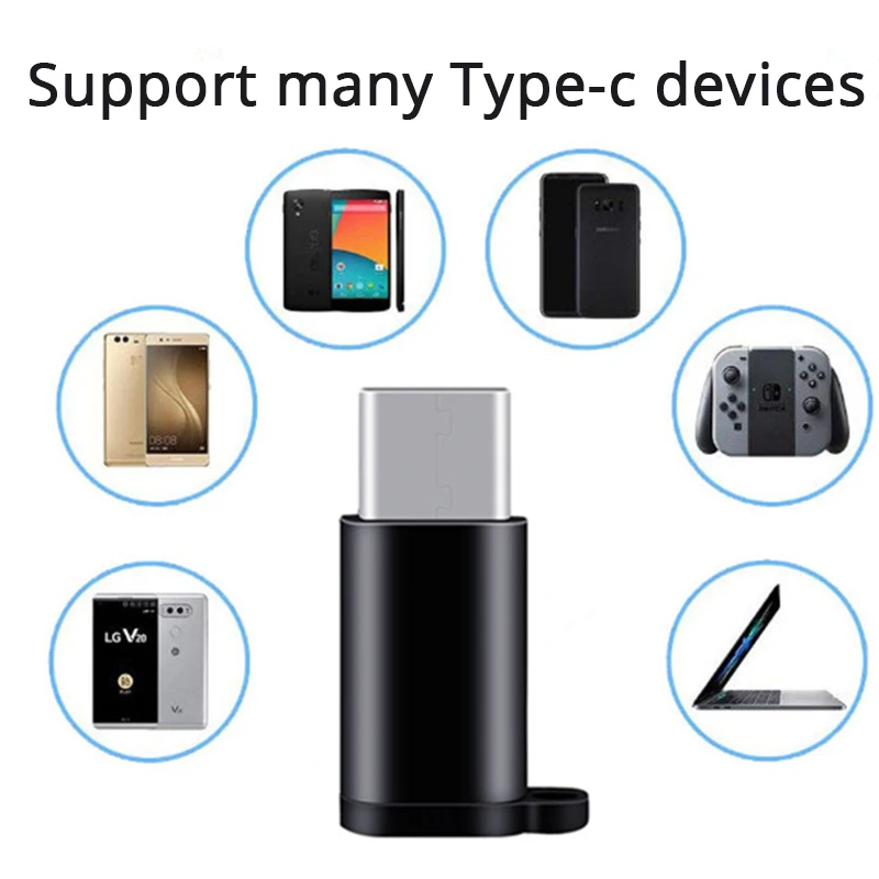Usb type C штекер Micro USB Женский адаптер usb кабель Поддержка OTG для Xiaomi 4C/LeTV/huawei/htc Oneplus LG