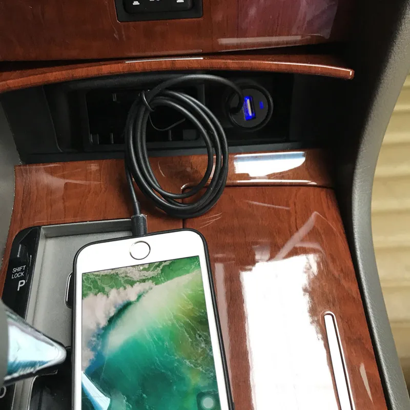 Аксессуары автомобильное зарядное устройство USB для iPhone Samsung быстрая зарядка