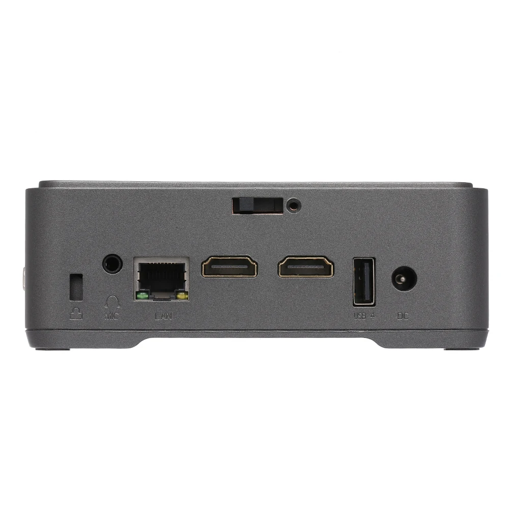 Смарт ТВ бокс AK3V Windows 10 Mini PC 6G/64G J3455 чип двойной WiFi Bluetooth 4 1 4K медиаплеер USB3.0 2.5in SATA SSD