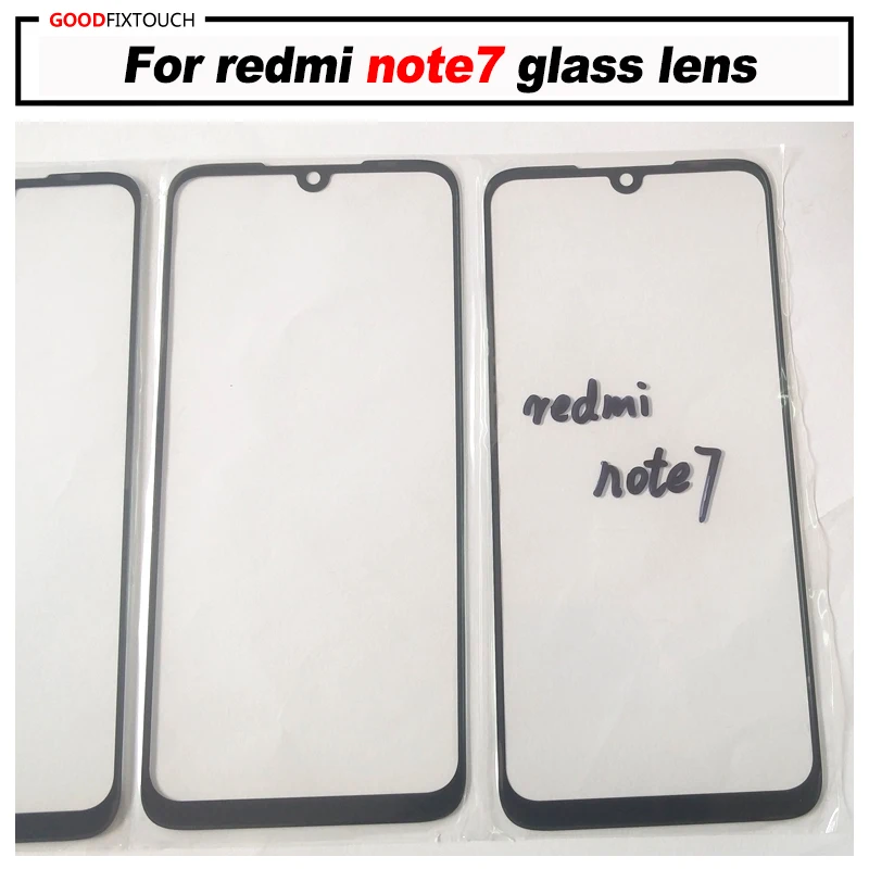 Оригинальное Переднее стекло объектива для redmi note 7 новая Замена ЖК экран ремонт
