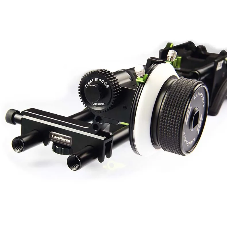 LanParte 15mm 0.8 Mod Follow Focus for DSLR Lens with A/B Hard Stop and Quick Release | Электроника