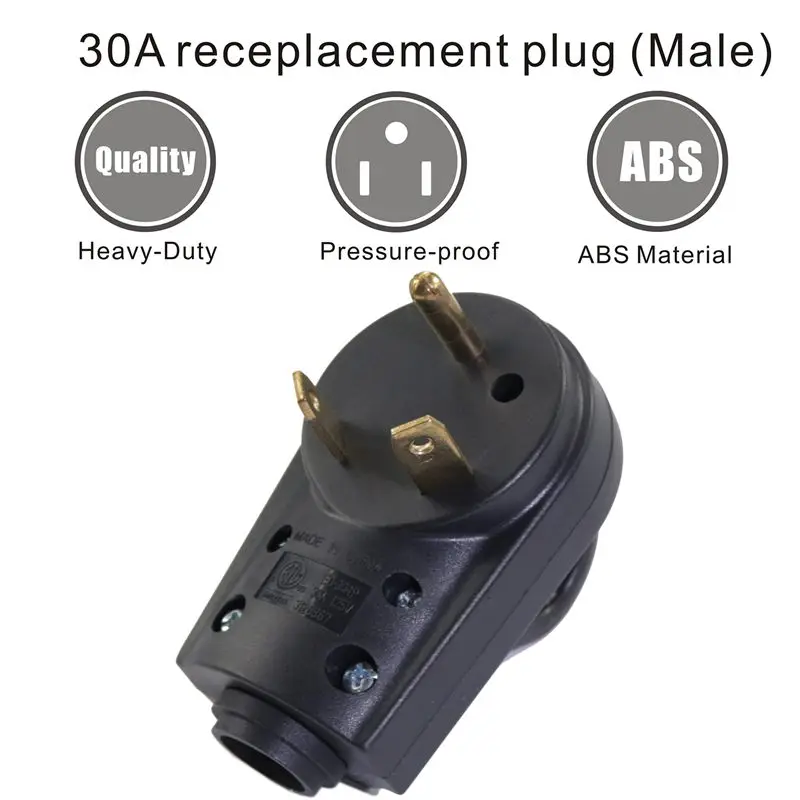 30 Amp Rv Замена штепсельной вилки с легким отключением|Детали и аксессуары для дома