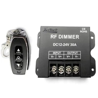 new rf dimmer 3key dc12 24v 30a single channel led dimmer controller for 5050 3528 single color strip lights
