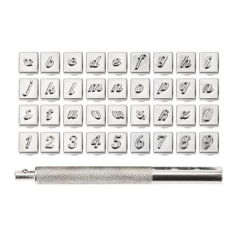 36 шт. набор стальных штампов для кожаных инструментов|Штамповка| |