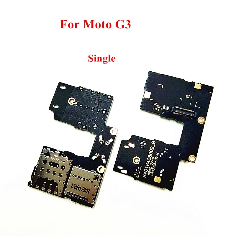 10 шт./лот для Motorola Moto G3 3rd XT1540 XT154 двойной/одинарный держатель чтения sim-карт памяти