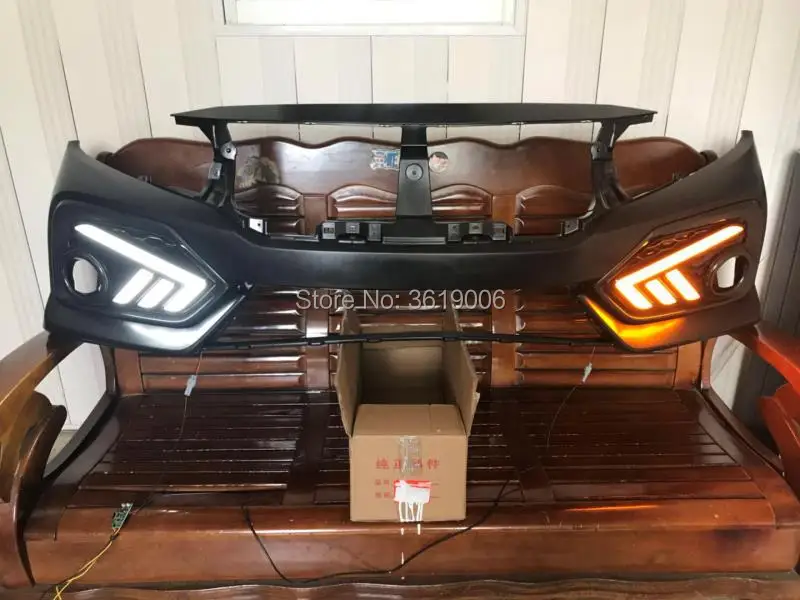 SmRKE для Honda Civic SI DRL светодиодный Противотуманные фары Дневные ходовые огни белый