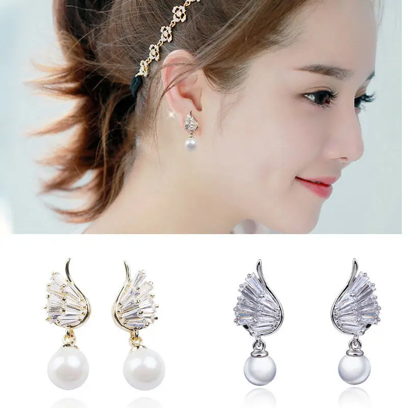 Женские серебряные серьги Эффектные Элегантные Изысканные кристально чистые