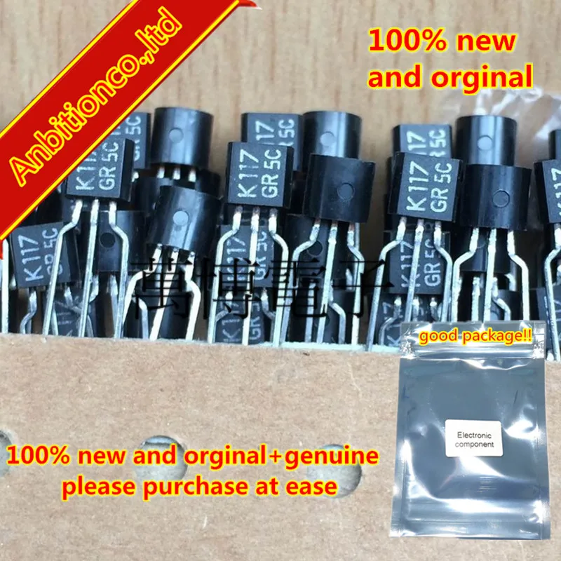 10 шт. 100% новый и оригинальный 2SK117 GR 2SK117GR K117 в наличии|Комплекты аксессуаров для