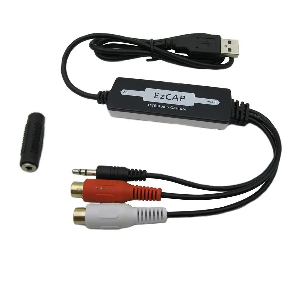 USB аудио захвата карты для виниловых кассетных лент в цифровой MP3 конвертер