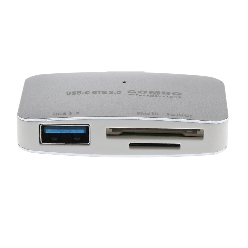 Dovewill USB3.0 Micro USB комбинированный концентратор кардридер с OTG для TF/SD ноутбука