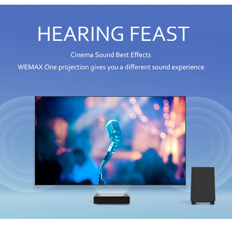 Оригинальный лазерный проектор Xiaomi Fengmi Wemax One ТВ интерфейс на английском языке 1688