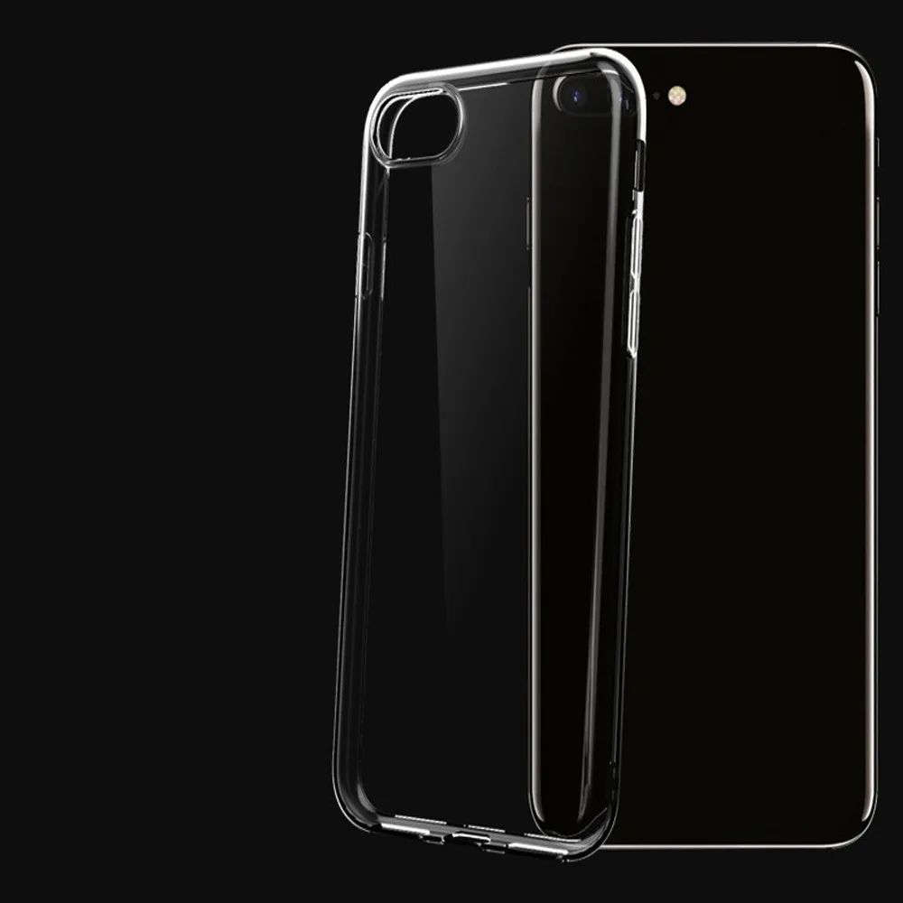 Прозрачный чехол для телефона IphoneX XR XS/MAX Iphone 7 6 8 S Plus Нескользящие мягкие
