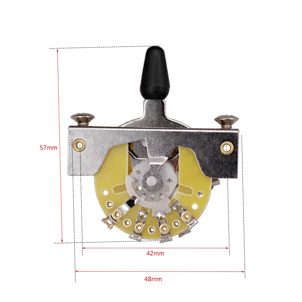 Винтаж Стиль 3 сторонний выход гитары переключатель позиционный Селекторный для