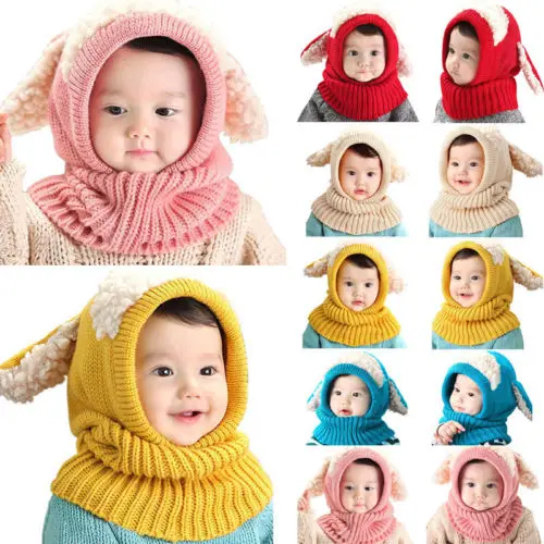 2019 Cute Toddler Kids Girl Boy Baby Infant Winter Warm Crochet Knit Hat Beanie Cap Hot | Детская одежда и обувь