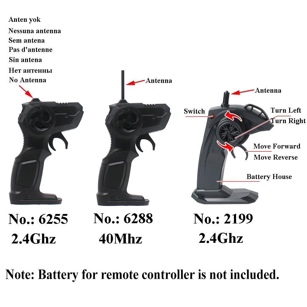 Электрический Rc автомобиль Рок Гусеничный пульт дистанционного управления