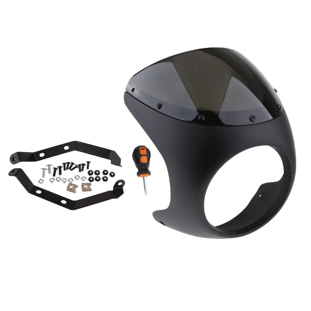 7-дюймовый чехол для мотоциклетной фары Универсальное покрытие экрана Кафе Racer