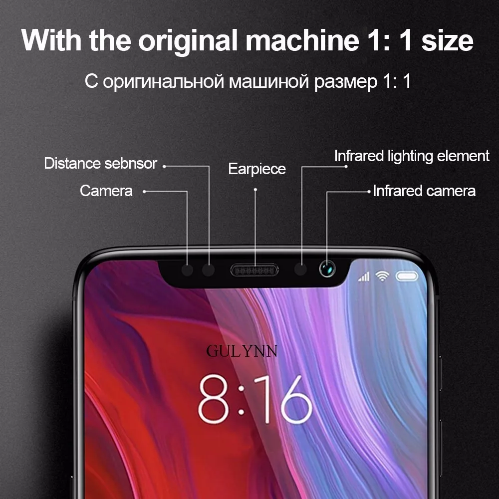Защитное стекло для Xiaomi Redmi 7 7A 4X 5 6 Pro S2 закаленное защитное пленка 0 3 мм 5D