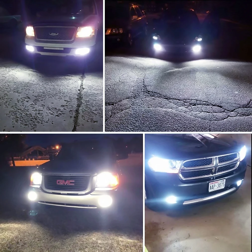 12 В постоянного тока 4 8 Вт H3 4014 24SMD светодиодный ная лампа автомобильная