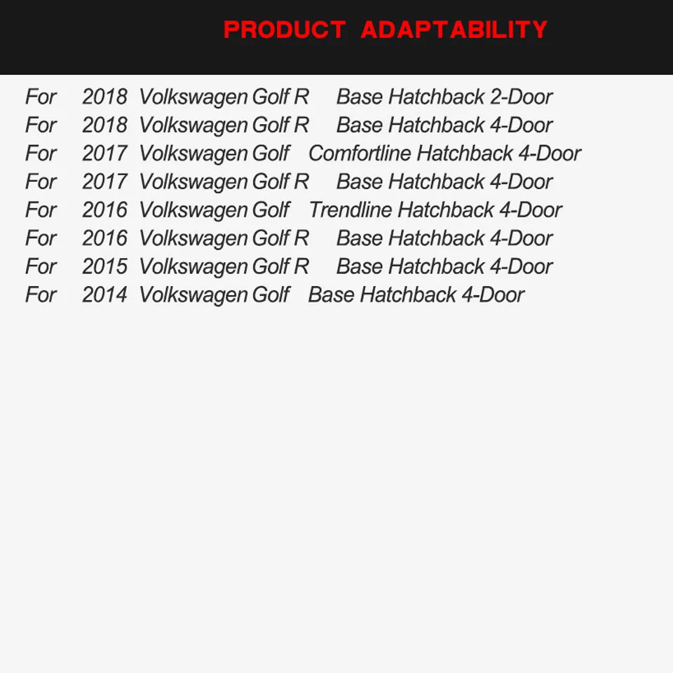 Автомобильные боковые юбки для Volksvagen Golf 7 5 R Line 2018 2019 удлинители из углеродного