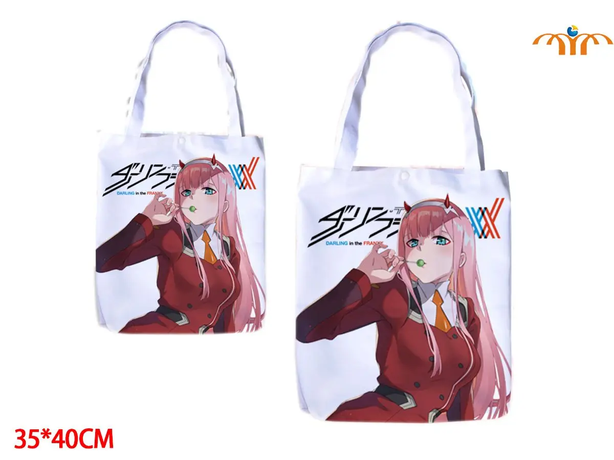 OHCOMICS аниме Darling in the franxx Zero Two хозяйственная сумка Сумка дорожная школьная
