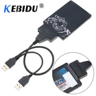 Кабель-переходник Kebidu USB 2,0 SATA 7 + 15 pin для 2,5-дюймового жесткого диска для ноутбука и жесткого диска