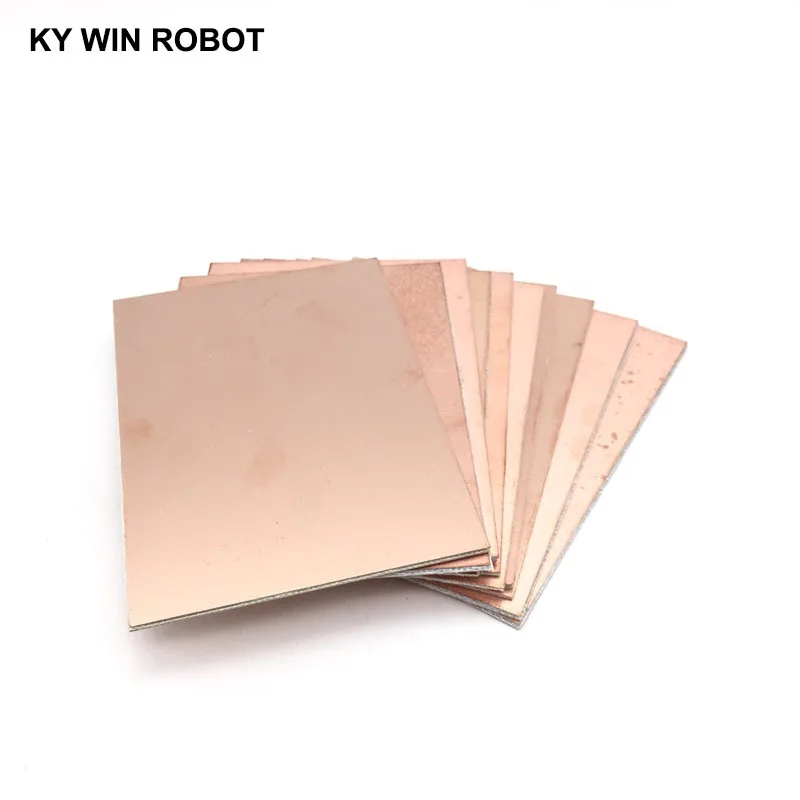 2 шт. FR4 PCB 7x10 см 7*10 двухсторонняя медная плакированная пластина сделай сам набор