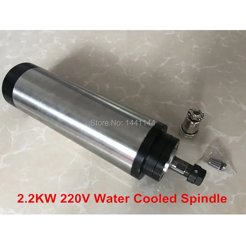 CNC шпиндель 2.2KW станок 220V ER20 цанговый 80 мм мотор с 4 подшипниками для
