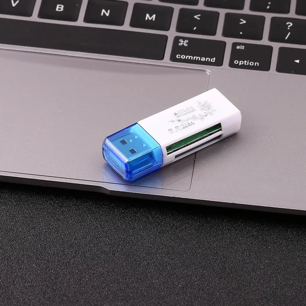 4 в 1 Мульти устройство чтения карт памяти USB2.0 общего назначения SD TF MS внешний