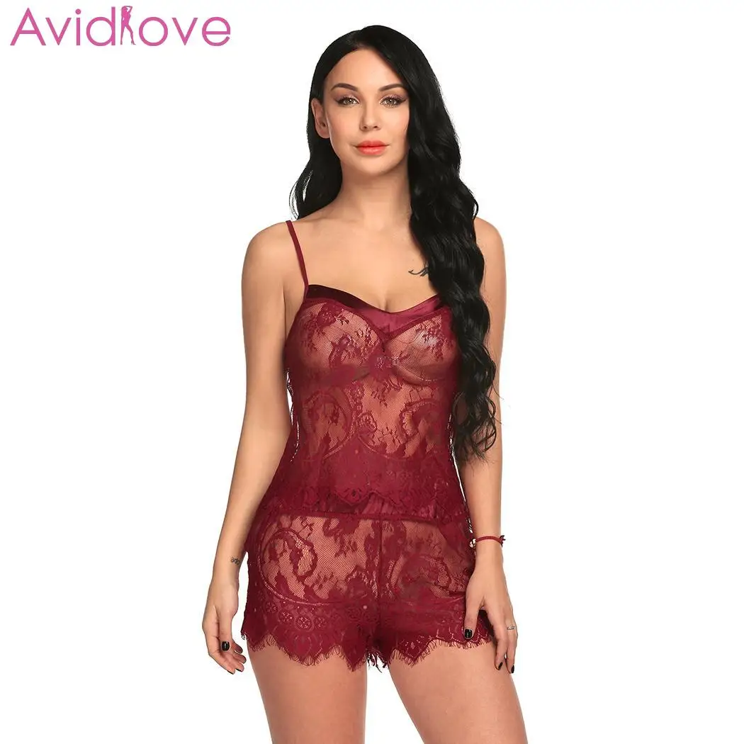 Avidlove сексуальное нижнее белье кружевной комплект эротическое для женщин с v