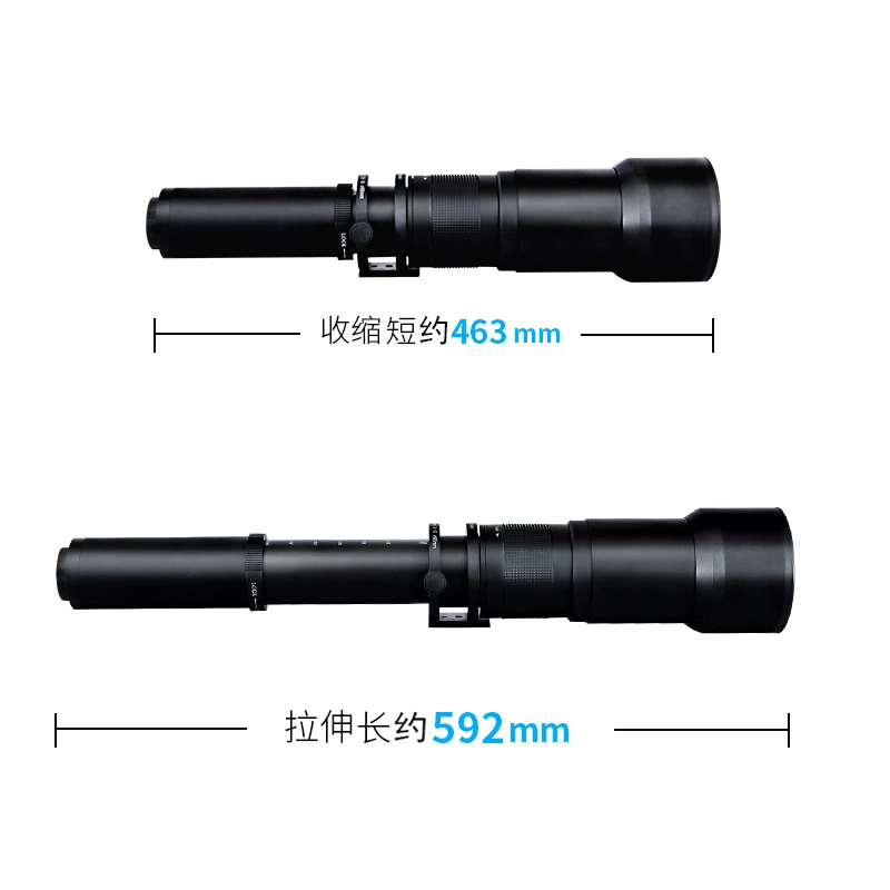 JINTU 650 1300mm f/для детей от 8 до 16 Супер телефото зум объектив для цифровой