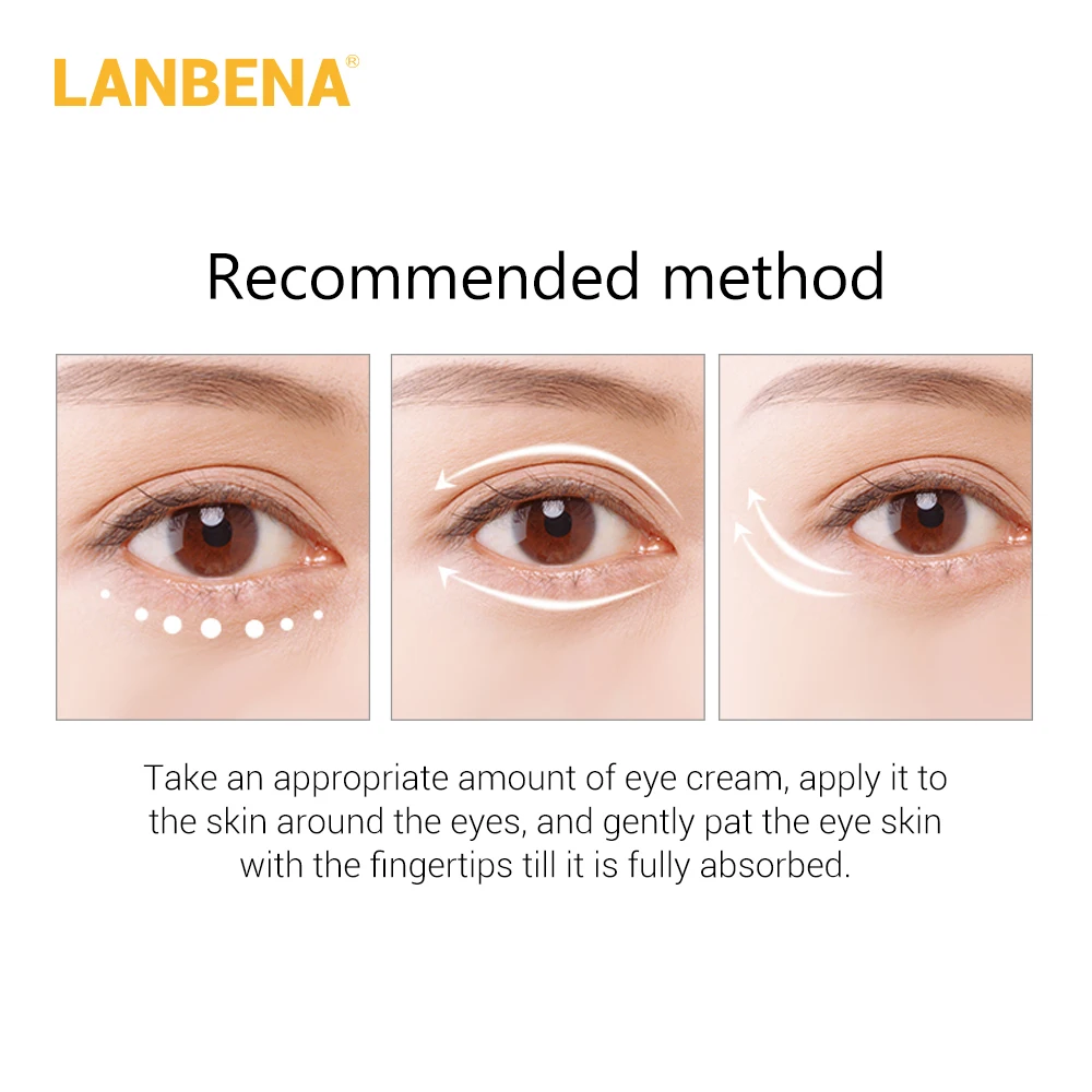 

LANBENA Grape Seed Eye Cream Fading Fine Lines Dark Circle Removing Eye Puffiness Nourishing Moisturizing Firming Anti-Aging