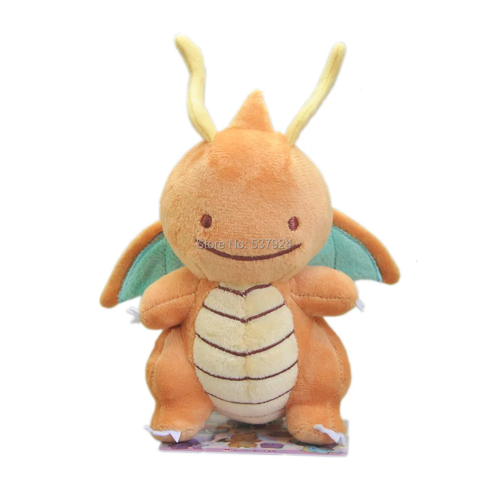 Новые плюшевые куклы 10 шт. Ditto Raichu Lapras Dragonite Pika Magikarp 5 6 &quot13 15 см|Персонажи