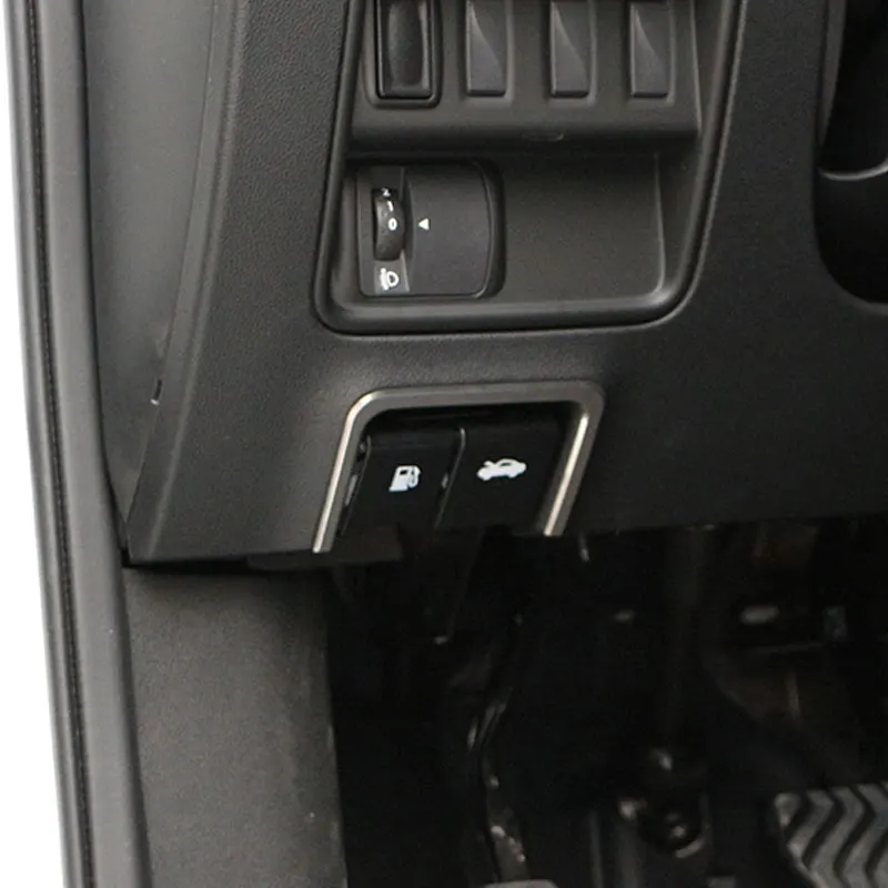 Автомобильный переключатель топливного бака Carmilla из нержавеющей стали отделка