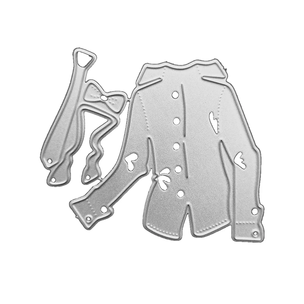 79*69 мм металлические режущие штампы для мужчин белая рубашка DIY 3D Скрапбукинг