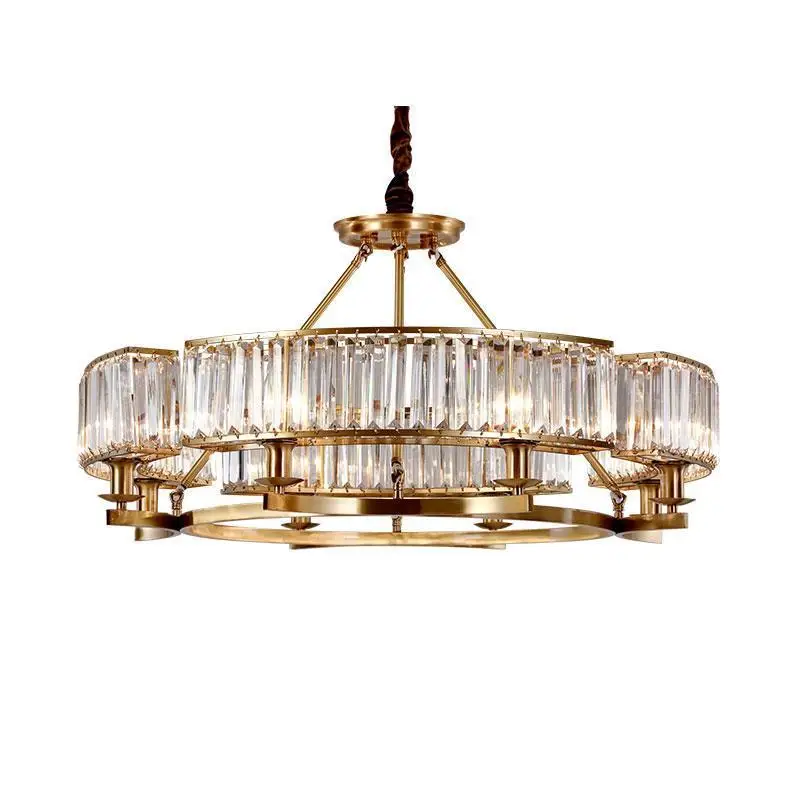 Люстра с кристаллами Candiles impernos Luminaria Lampara De Techo Colgante imperna Deco светильник для дома