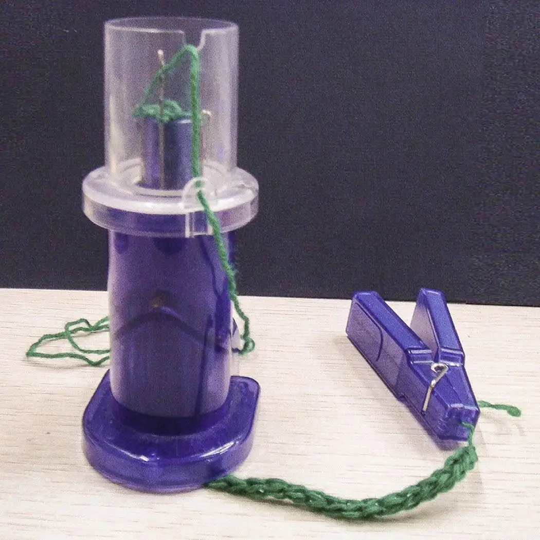Ручная вязальная машина шпуля вязальщик намотчик для шерсти DIY крафтовый браслет