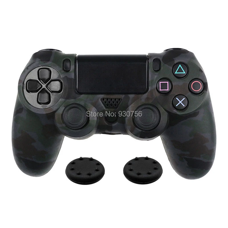 Камуфляж защитный контроллер ручки силиконовый чехол для Playstation 4 Dualshock Slim PS4 Pro |