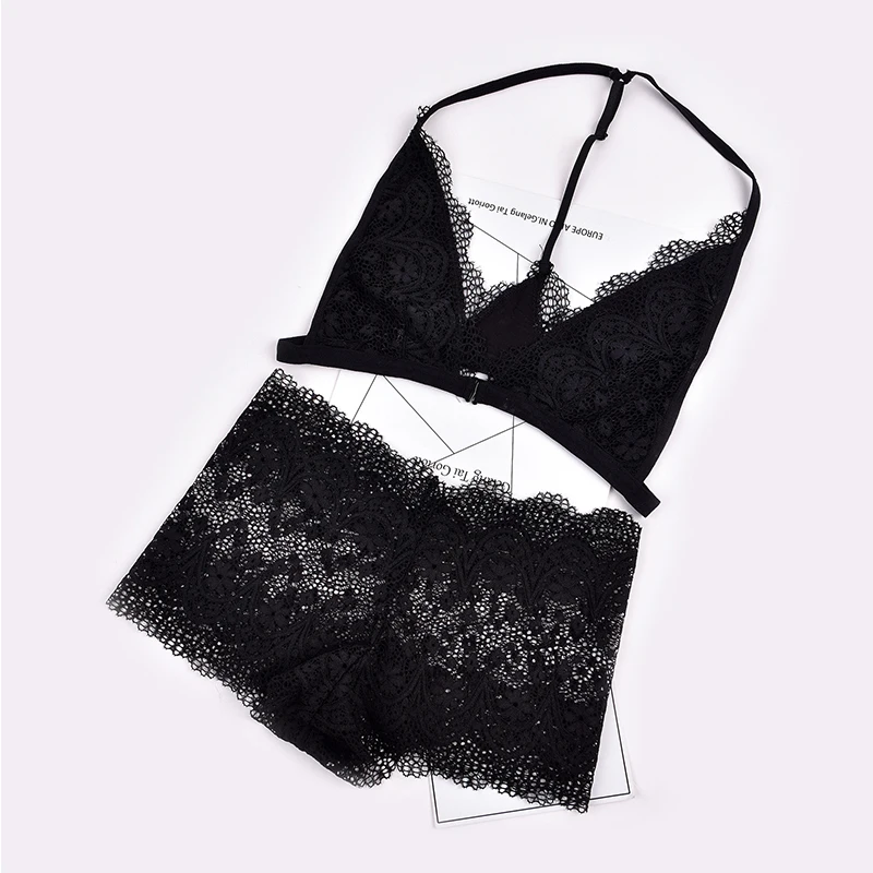 Европа и Соединенные Штаты новый кружевной ультра-тонкий комплект с